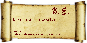 Wieszner Eudoxia névjegykártya